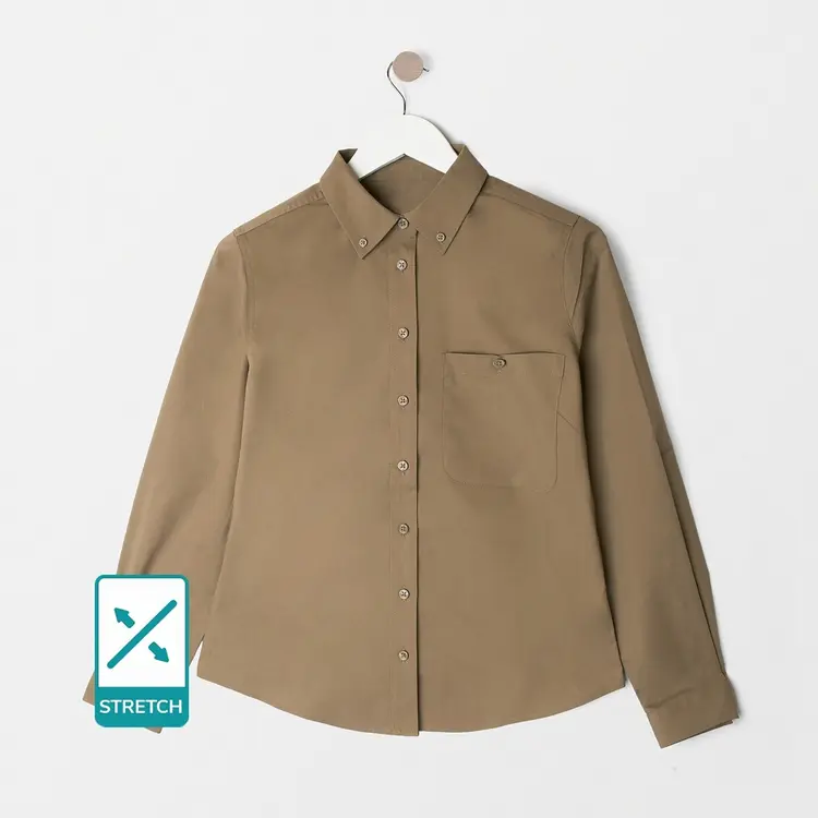 Explorers Long Sleeve Uniform Blouse with Stretch