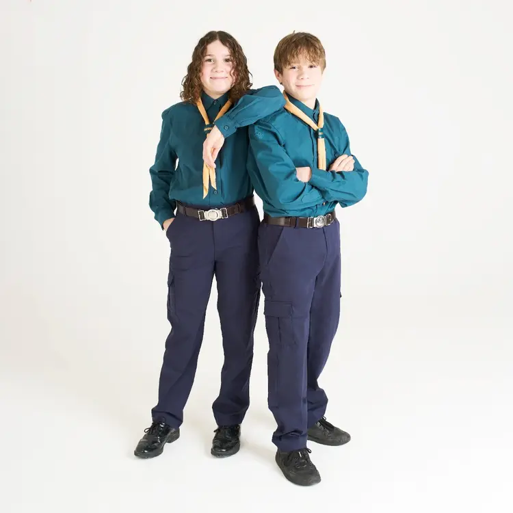 Scouts Long Sleeve Uniform Blouse with Stretch - Image 2