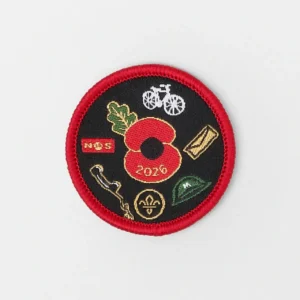 Poppy & Scouts Uniform Badge 2026